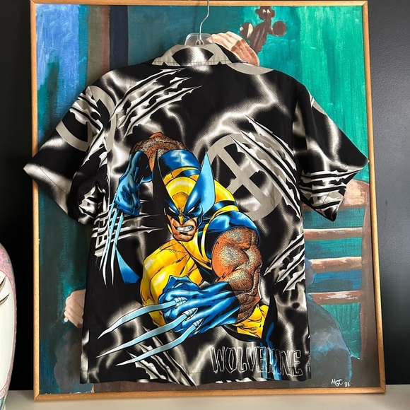 Marvel Wolverine Graphic Kids Shirt - Black and Yellow M 12 - Picture 15 of 16